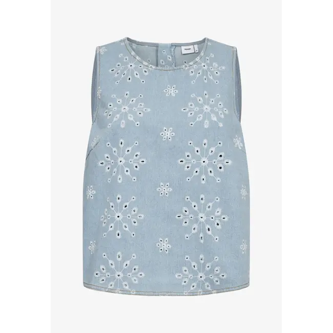 NUDELILAH TOP Light Blue Denim