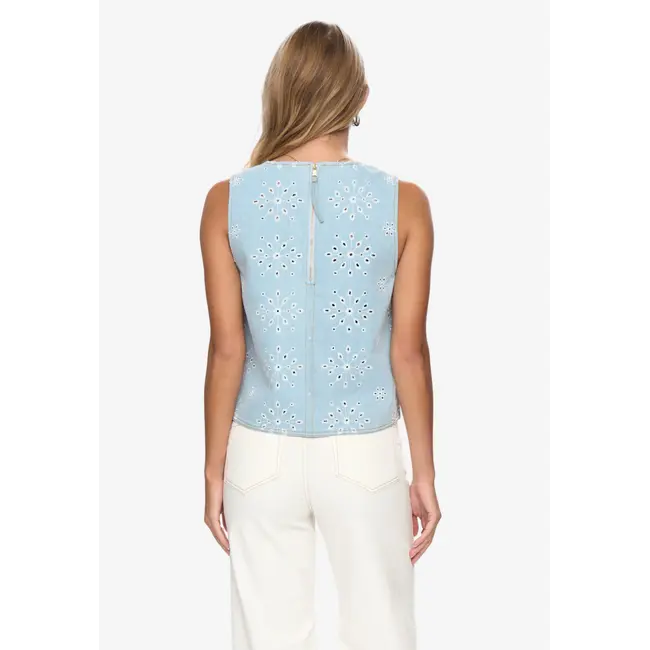 NUDELILAH TOP Light Blue Denim