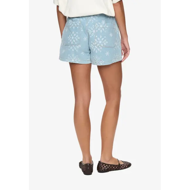NUDELILAH SHORTS Light Blue Denim