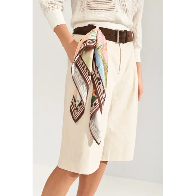 NUKAYLA SATIN SCARF Airy Blue