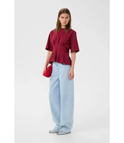 Gestuz T-Shirt Rood slimfit