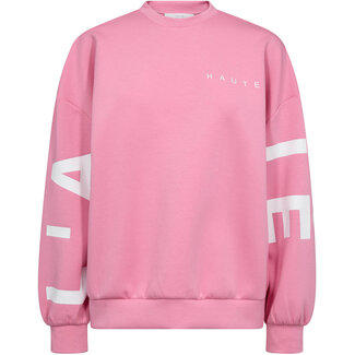 HAUTE L'AMITIÉ Maxi Split Logo Sweat Candyfloss