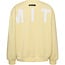 Maxi Split Logo Sweat Pale Yellow