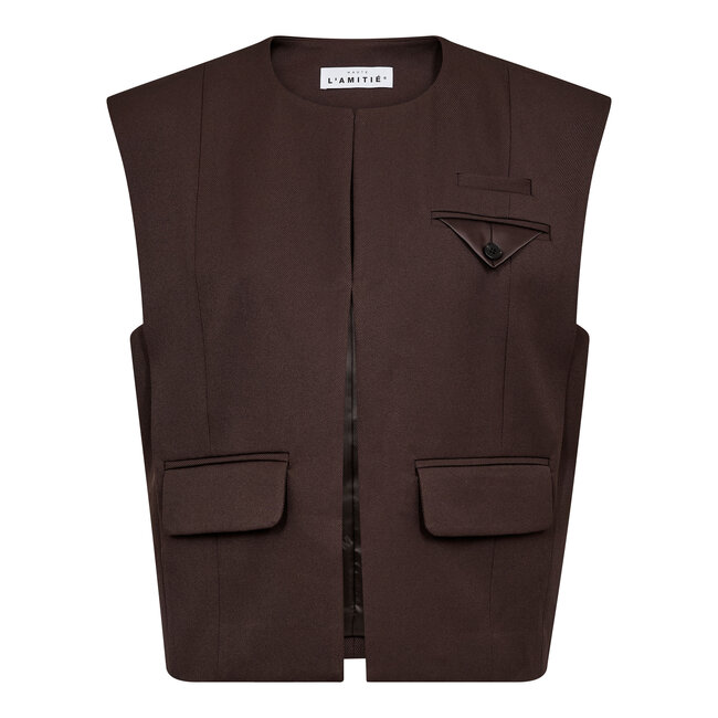 Premiere Box Waistcoat Mocca