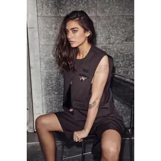 HAUTE L'AMITIÉ Waistcoat Mocca