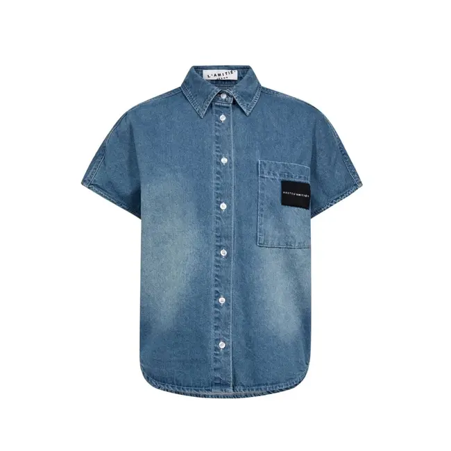 Denim NS Logo Shirt Used Denim