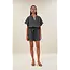 June Linen Shorts Charcoal