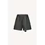 June Linen Shorts Charcoal