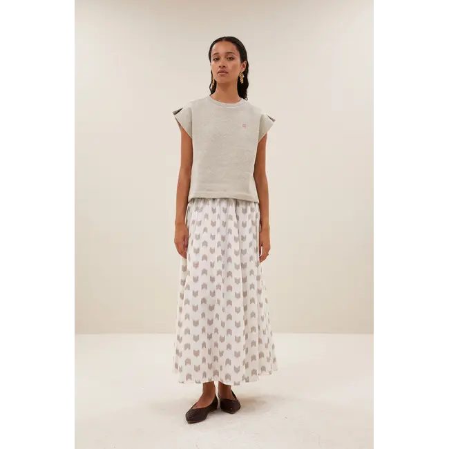 Mason Sparkle Pleats Top Gold