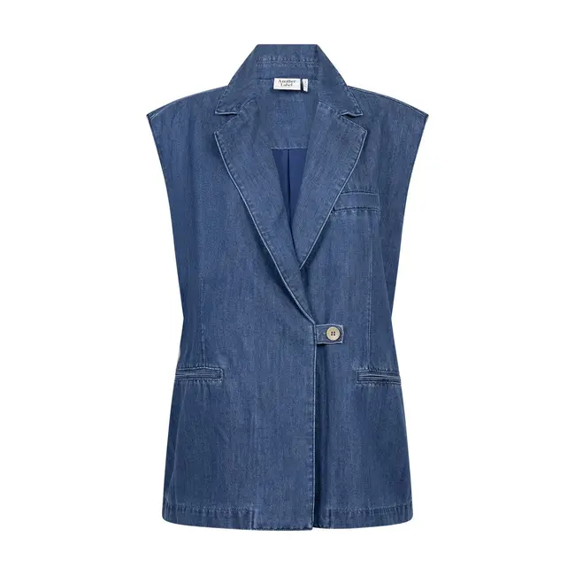 Regine blazer s/l Mid blue denim