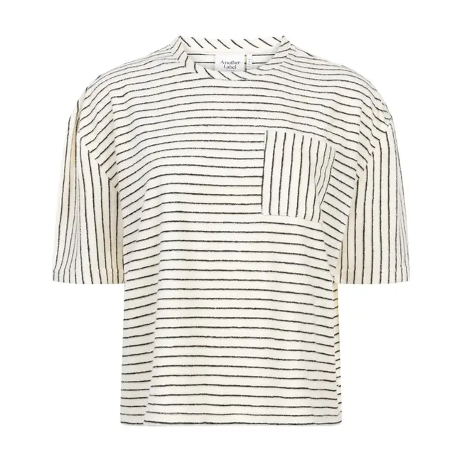 Virginia top s/s Off white black pins