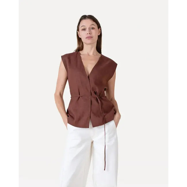 Rebecca blazer s/l Chocolate fondant