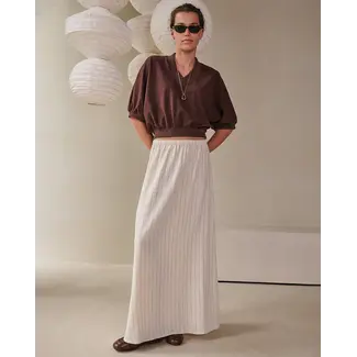 Another Label T-shirt met V-neck