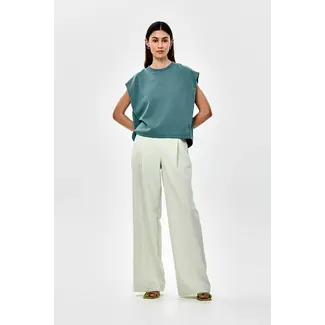 CKS Top mouwloos groen