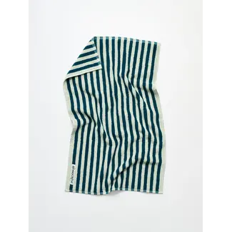 Naram Guest Towels sea foam & deep teal