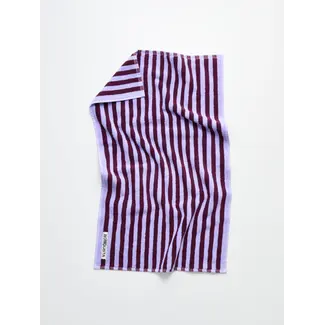 Naram Guest Towels wine & lavender blue