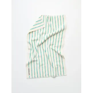 Naram Guest Towels pure white & grass