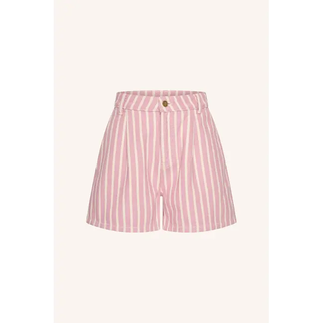 June Stripe Shorts Pink Stripe