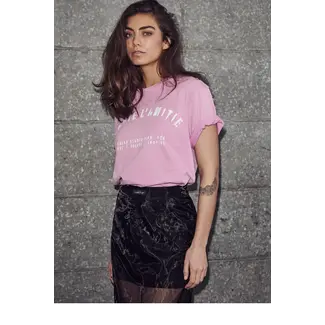 HAUTE L'AMITIÉ Noma T-shirt gewassen roze