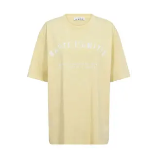 HAUTE L'AMITIÉ T-shirt met logo geel