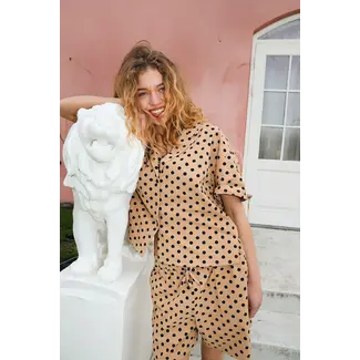 Lollys Laundry Blouse met dot print
