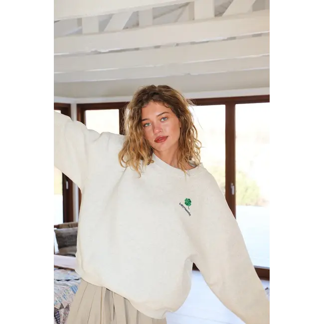 CaliforniaLL Sweatshirt LS 13 Clover Light Grey Melange
