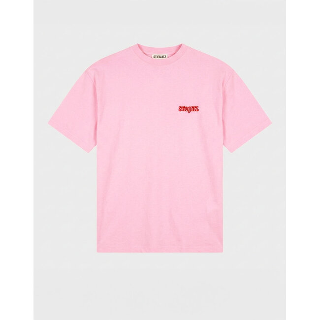 World Of Stieg Oversized T-shirt Pink