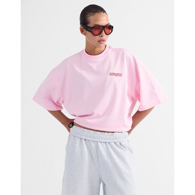 World Of Stieg Oversized T-shirt Pink