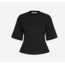 SADISAS T-SHIRT 11725 JET BLACK