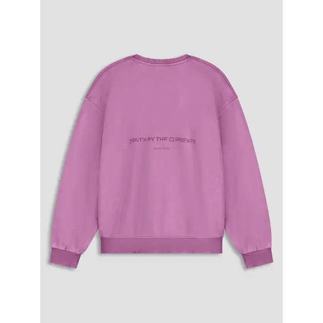 TORRIA GARMENT DYED CREWNECK Mulberry