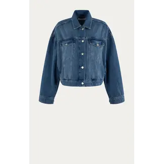 R.A Denim Studio D15 Oversize Jacket Mid Blue