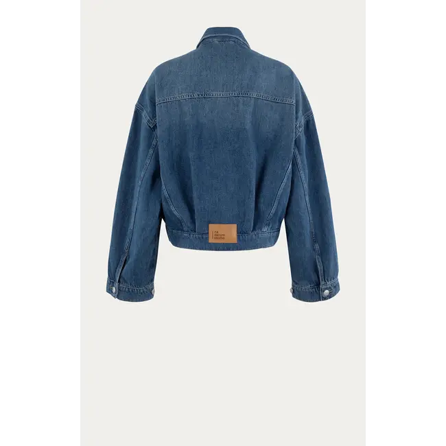D15 Oversize Jacket Mid Blue