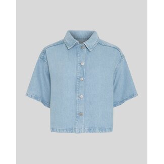 MSCH Copenhagen Shirt Light Blue Wash Blue