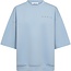 Maxi Split SS Logo Sweat Pale Blue
