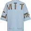 Maxi Split SS Logo Sweat Pale Blue