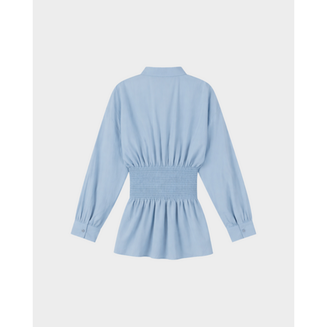 Amanda Smock Blouse Blue