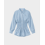 Amanda Smock Blouse Blue