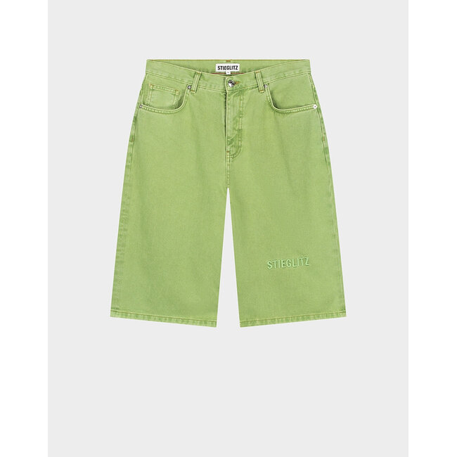 Alexio Denim Shorts Green