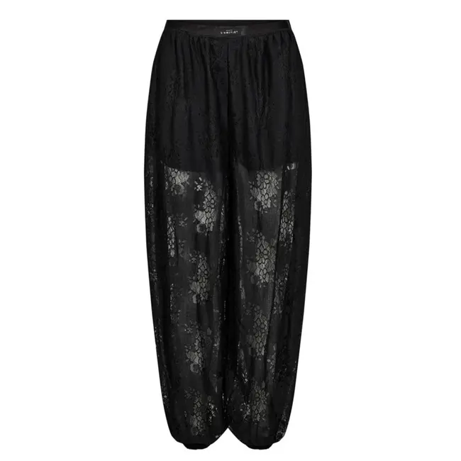 Bella Lace Harem Pant Black
