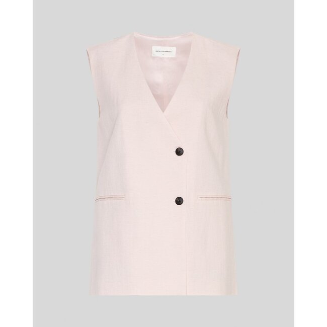 MSCHFranciska Waistcoat Lotus Melange Pink