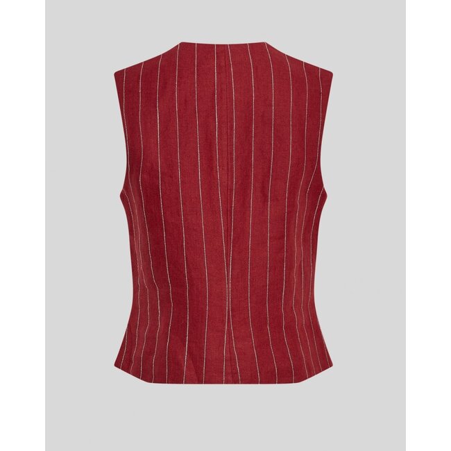 MSCHClaritte Waistcoat STP Rhubarb B Sand Multicolor