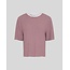 MSCH Copenhagen T-Shirt gestreept beige/rood