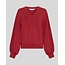 MSCHBrionna Ima Q V Sweatshirt Rhubarb Black