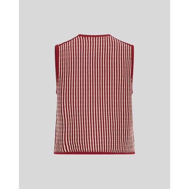 MSCHPriscilla Vest STP Rhubarb B Sand Multicolor