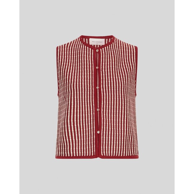 MSCHPriscilla Vest STP Rhubarb B Sand Multicolor
