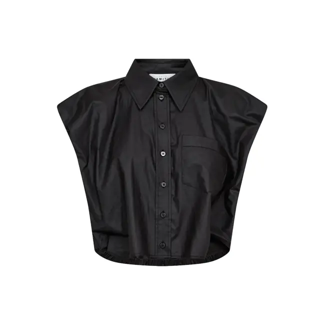 Dinnie NS Coated Shirt Black