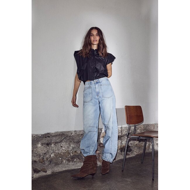 Dinnie NS Coated Shirt Black