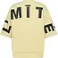 Maxi Split SS Logo Sweat Pale Yellow