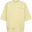 Maxi Split SS Logo Sweat Pale Yellow