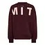 Maxi Split Logo Sweat Wine